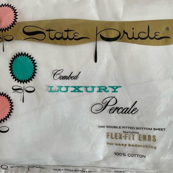 NWT White Full Fitted Sheet - Picture 5 of 7